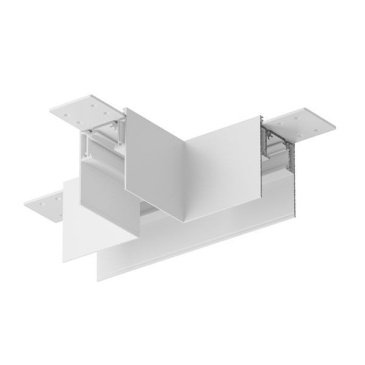 Коннектор Т-образный накладной Gravity TRA010CT-41W белый