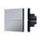 Панель 055483 SMART-ZB-801-22-1G-4SC-MULTI-IN Silver (230V) TUYA