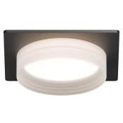 Встраиваемый светильник без лампы Apeyron Nimbus 16-113 GX53 черный квадратный