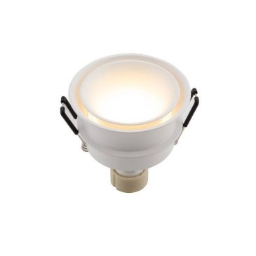 Встраиваемый светильник без лампы DENKIRS ODENCE DK2403-WH GU10 белый круглый IP44