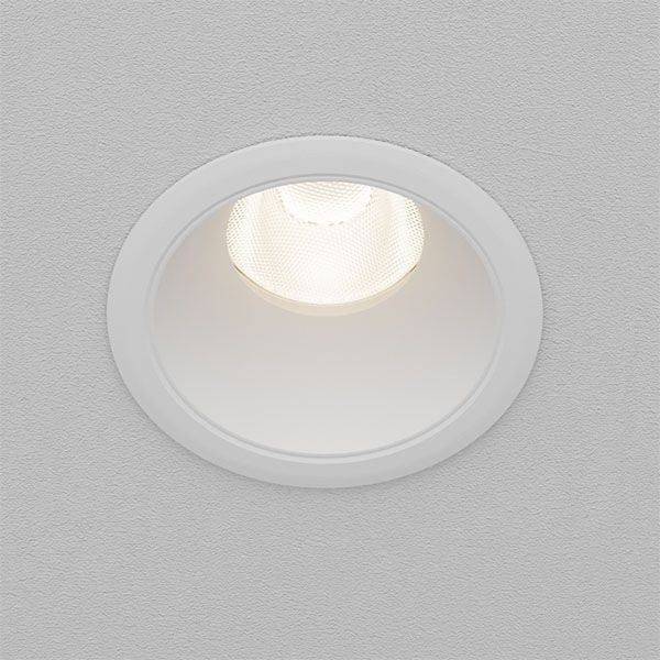 Встраиваемый светильник  10W Белый дневной DL115-10W-4K-W Омут/Dip 50deg 230V круглый белый