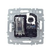 Розетка встраиваемая комбинированная IEK BRITE BR-AK20-1-K47 РТВ/РК12-БрА TV+RJ45 кат.5E алюминий