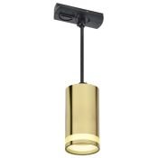 Трековый светильник однофазный IEK LIGHTING без лампы 4117 LT-UCB0-4117-GU10-1-K22 на шинопровод золото