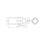Светодиодный модуль герм. 1led RGB  5V круглый 023329(1)  ARL-D12 5V RGB