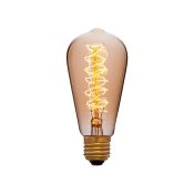 лампа ретро накаливания Vintage форма конус 40W 052-191 ST58 F5 GOLDEN/E27 диммируемая лампа ретро накаливания Vintage форма конус 40W 052-191 ST58 F5 GOLDEN/E27 диммируемая