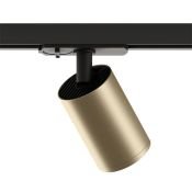 Трековый светильник однофазный  15W SOLID TUBE DK6201-BG под лампу GU5.3 IP20 на шинопровод золотой