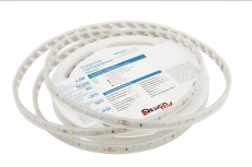 Светодиодная лента Белый 3528 24V  4.8W/m 60Led/метр герм (силиконовая трубка) 00-00003110 DSG 3528 W 60L-IP65  LUX
