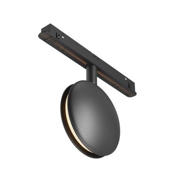 Трековый светильник  6W Белый теплый Контур/Outline Exility 180deg TR090-2-6W3K-B IP20 на магнитный шинопровод черный