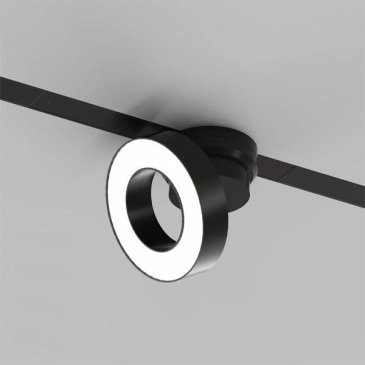 Трековый светильник  12W Белый-MIX SMART LINEAR DK8027-BK IP20 на шинопровод управляемый черный