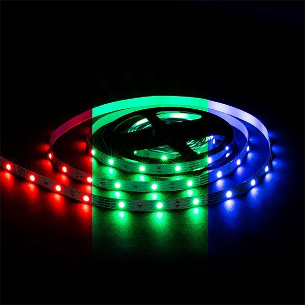 Светодиодная лента RGB 5050 12V  7.2W/m 30Led/метр LSE-280 Эконом IP20 Светодиодная лента RGB 5050 12V  7.2W/m 30Led/метр LSE-280 Эконом IP20