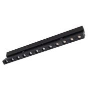 Магнитный трековый светильник 12W Белый дневной MAG-DOTS-FOLD-25-S400 30deg  24V на магнитный шинопровод черный 034220