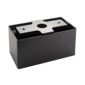Накладной светильник DENKIRS без лампы DK3035-BK 2xGU5.3 прямоугольный черный