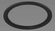 Рамка  одинарная  COMBO-1R1-BL для светильника серии COMBO-1 IP20 круглая накладная черная