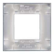 Рамка металлическая 1 пост IEK SKANDY SK-M12-M-K50 SK-F31N никель