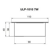 светильник  42W Белый дневной Грильято UL-00012835 ULP-1010-42W-4000K IP54 GRILYATO OPAL WHITE KIT06 квадратный белый (6шт)