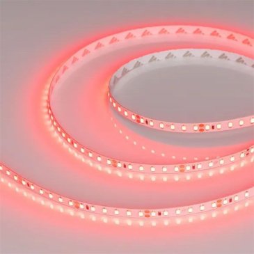 Светодиодная лента Красный 2835 24V  9.6W/m 120Led/метр 008781(2) RT-A120-8mm  LUX