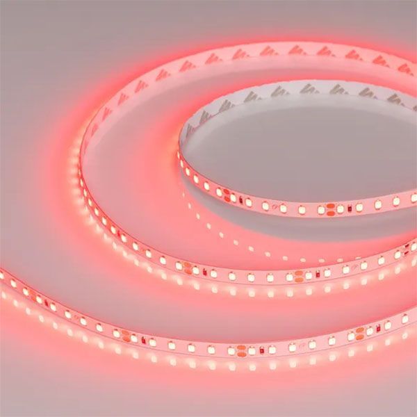 Светодиодная лента Красный 2835 24V  9.6W/m 120Led/метр 008781(2) RT-A120-8mm  LUX