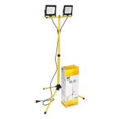 прожектор Белый 100W СДО 06-2x50Ш штатив LPDO606-2X050-65-K02 IP65 220В черный