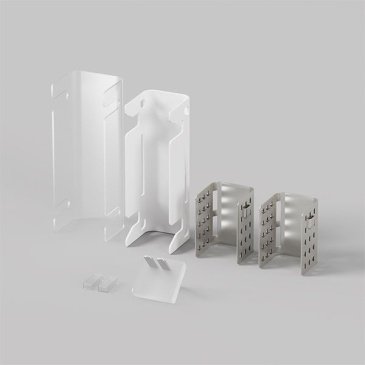 Коннектор питания для гибкого неона Maytoni 432011 двусторонний 17x12 мм IP65