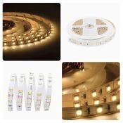 Светодиодная лента Белый теплый 5050 24V 14.4W/m 60Led/метр 00-338 Стандарт 10мм IP20 Светодиодная лента Белый теплый 5050 24V 14.4W/m 60Led/метр 00-338 Стандарт 10мм IP20