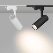 Трековый светильник  10W Белый теплый LGD-GERA-4TR-R55  BK 24deg  на шинопровод черный 024616(2)