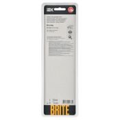 Рамка стеклянная 4 поста IEK BRITE BR-M42-G-31-K35 РУ-4-2-Бр маренго матовый