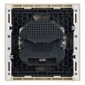 Штепсельная розетка встраиваемая IEK FORTE&PIANO 16А FP-R14-16-U21-D31-K10 FP445 с з/к и шторками с USB A+A 3,1А ваниль