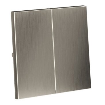 Клавиши для выключателя/переключателя двухклавишного S70 Metal никель