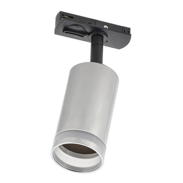Трековый светильник IEK LIGHTING без лампы 4116 LT-USB0-4116-GU10-1-K23 на шинопровод хром