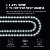 Светодиодная лента змейка Белый дневной 2835 24V  8W/m 60Led/метр 00-350 Стандарт 6мм Светодиодная лента змейка Белый дневной 2835 24V  8W/m 60Led/метр 00-350 Стандарт 6мм