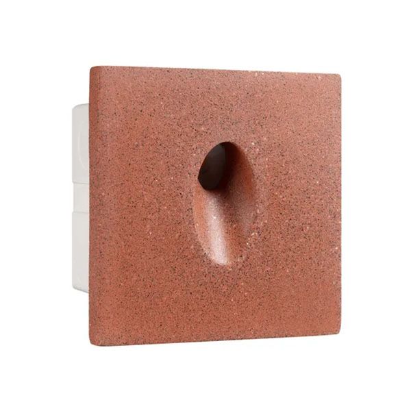 светильник  3W Белый теплый 051051 LT-TIE-S100 220V квадратный встраиваемый красный