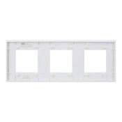 Рамка стеклянная 3 поста IEK SKANDY SK-M32-G-K01 SK-F23W арктический белый
