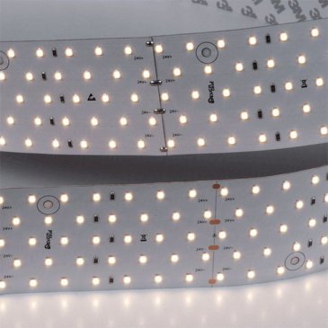 Светодиодная лента Белый теплый 2835 24V 31W/m 350Led/метр 00-00000534 DSG 2835 DSG2350-24-WW IP33 LUX