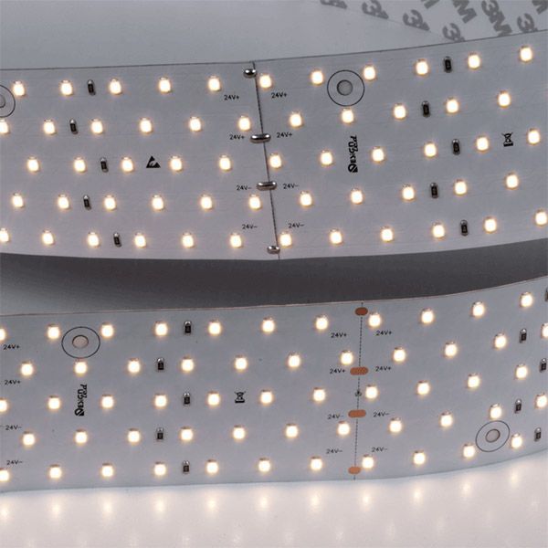Светодиодная лента Белый теплый 2835 24V 31W/m 350Led/метр 00-00000534 DSG 2835 DSG2350-24-WW IP33 LUX
