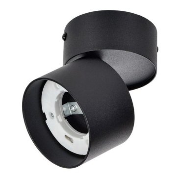 Накладной светильник без лампы IEK LIGHTING 4040 LT-USB0-4040-GX53-1-K02 GX53 цилиндр поворотный черный