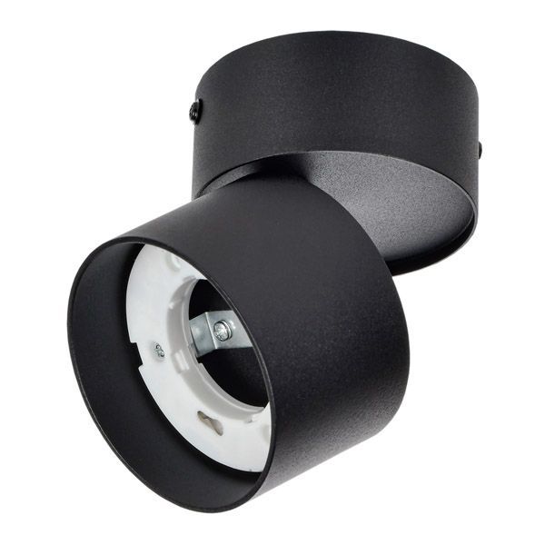 Накладной светильник без лампы IEK LIGHTING 4040 LT-USB0-4040-GX53-1-K02 GX53 цилиндр поворотный черный