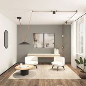 Трековый светильник  24W Белый-MIX BELTY SMART FLOW DK5668-BK IP20 на шинопровод черный