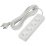 удлинитель без заземления Uniel UL-00009989 S-CU4-5 WHITE 5м Ultra