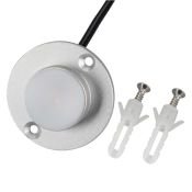 светильник  1.2W Белый теплый 024925 ART-DECK-LAMP-R40  12-24V круглый накладной серебристый