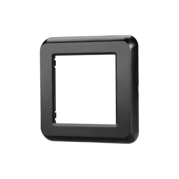 Рамка пластик 1 пост Arlight VERSA 043768 FRM-VERSA-PL-1-BK черная