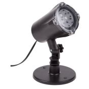 Светодиодный светильник-проектор Белый 601-263 "Белые снежинки", 4W шнур 5 м., 230V,  IP44