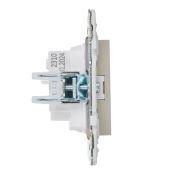 Штепсельная розетка встраиваемая IEK SKANDY 10А SK-R10-10-K10 SK-R02B без з/к без шторок бежевый