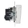Штепсельная розетка встраиваемая IEK BRITE 16А BR-R16-16-K91 РСбш10-3-БрАБ с з/к и шторками с крышкой арктический белый IP20