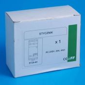 Контактор 25A 220V ST25-40 контакт 4NO, потребляемая мощность 4,0Вт, размер 2 модуля