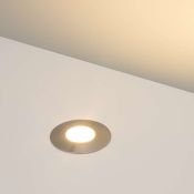 светильник  1.2W Белый теплый 024925 ART-DECK-LAMP-R40  12-24V круглый накладной серебристый