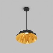 Подвесной светильник  20W Белый теплый DENKIRS ORIGAMI DK6655-BK+SG 230V фигурный черный/золото
