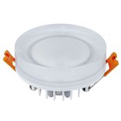 Встраиваемый светильник   5W Белый теплый  020217 LTD-80R-Crystal-Roll 220V IP40 круглый белый Уценка!!!