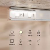 Светодиодная лента Белый дневной 2835 24V 30W/m 280Led/метр 201187 Ultra 2.5м 4000K