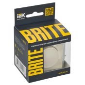 Диммер пов-наж. 600Вт СС10-1-0-БрКр бежевый BR-D20-0600-K10 BRITE IEK