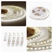 Светодиодная лента Белый теплый 2835 24V 18W/m 120Led/метр 00-341 Стандарт 10мм IP20
